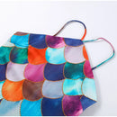 Vestido Longo Com Amarração No Pescoço Multicolorido