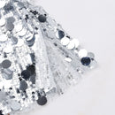 Vestido Curto Manga Longa Bordado De Lantejoulas