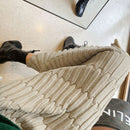 Saia Midi Franzida De Malha