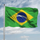 Bandeira Nacional Do Brasil 90x150cm Em Poliéster Para Pendurar