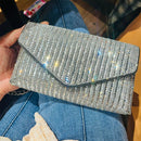 Bolsa Carteira Com Alça Removível Strass