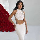 Conjunto Cropped Saia Longa Diva Star