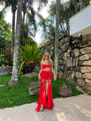 Conjunto 2 Peças Top e Short-Saia Branco