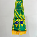 Lenço Com Bandeira Do Brasil 14x130cm MB
