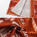 Conjunto 2 Peças Maiô e Saia Estampa Étnica Vermelho