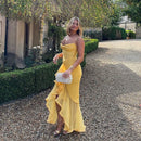 Vestido Longo Assimétrico Em Tule Com Fenda Vinho