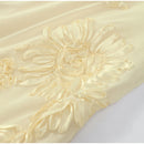 Vestido Longo Estilo Sereia Com Bordado Floral Amarelo