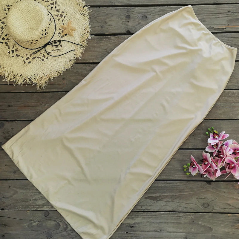 Conjunto 3 Peças Biquíni e Saia Com Fivela Preto