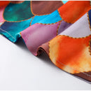 Vestido Longo Com Amarração No Pescoço Multicolorido