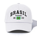 Boné Feminino Ajustável Com Logo Do Brasil Em Várias Cores