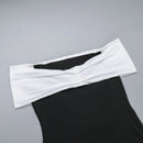 Vestido Midi Ombro a Ombro Preto