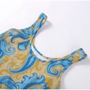 Vestido Longo Estampado Com Franjas