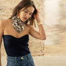 Blusa em Tricô Tomara Que Caia Preto