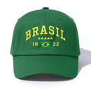 Boné Feminino Ajustável Com Logo Do Brasil Em Várias Cores