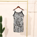 Vestido Curto Gola Halter Metalizado