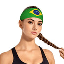 Faixa Esportiva Unissex Com Estampa Da Bandeira Nacional Do Brasil