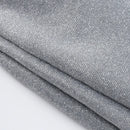 Vestido Curto Tomara Que Caia Com Brilho Cinza Escuro