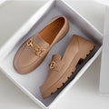 Mocassim Chunky Com Corrente De Metal