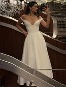 Vestido Longo Estruturado Rodado Ombro a Ombro Preto