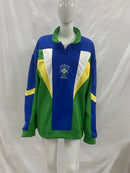 Moletom Feminino Bordado Com Estampa Do Brasil