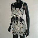 Conjunto Geométrico Strass Cristal