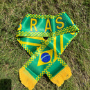 Lenço Com Bandeira Do Brasil 14x130cm MB