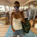 Blusa em Tricô Tomara Que Caia Preto