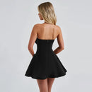 Vestido Curto Modelagem Godê Tomara Que Caia