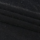 Vestido Curto Em Lurex Brilhoso Com Fenda