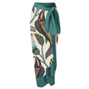 Conjunto Biquíni + Pareô Estampa Floresta Exótica