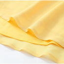 Vestido Longo Tomara Que Caia Com Fenda Drapeado Amarelo