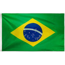 Bandeira Nacional Do Brasil 90x150cm Em Poliéster Para Pendurar