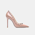 Scarpin Salto Agulha Com Tachas