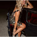 Vestido Curto Alcinha De Lantejoulas