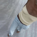 Blusa em Tricô Tomara Que Caia Preto