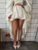 Conjunto Feminino Bufante 3 Peças Branco