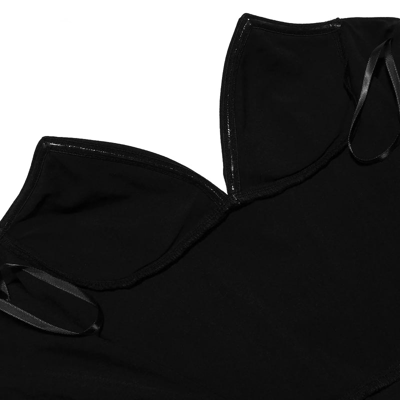 Vestido Rodado Tomara Que Caia Plissado Preto