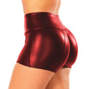 Shorts Curto Couro Eco