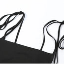 Vestido Longo Cauda Drapeada Alça Fina Branco