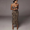 Vestido Midi Animal Print