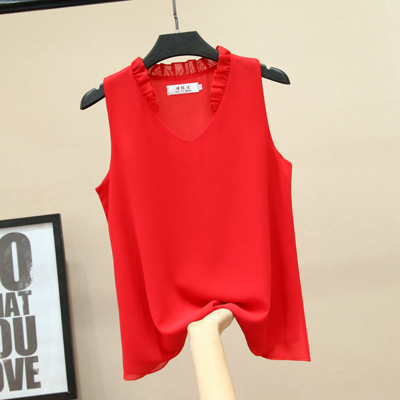 Blusa Regata De Chiffon Colors