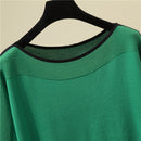 Camisa De Lã Com Mangas 3/4