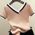 T-Shirt Com Manga De Malha