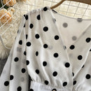 Blusa Manga Comprida Estampa Bolinha