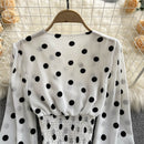 Blusa Manga Comprida Estampa Bolinha