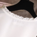 Blusa Regata Com Babados Chiffon