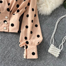 Blusa Manga Comprida Estampa Bolinha