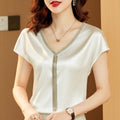 Blusa de Cetim Lila