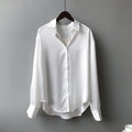 Camisa Manga Longa De Seda