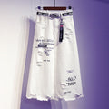 Saia Midi Jeans Desfiada